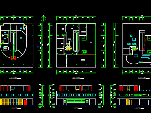 土木佬转行做SketchUp建模-萨伏伊别墅
