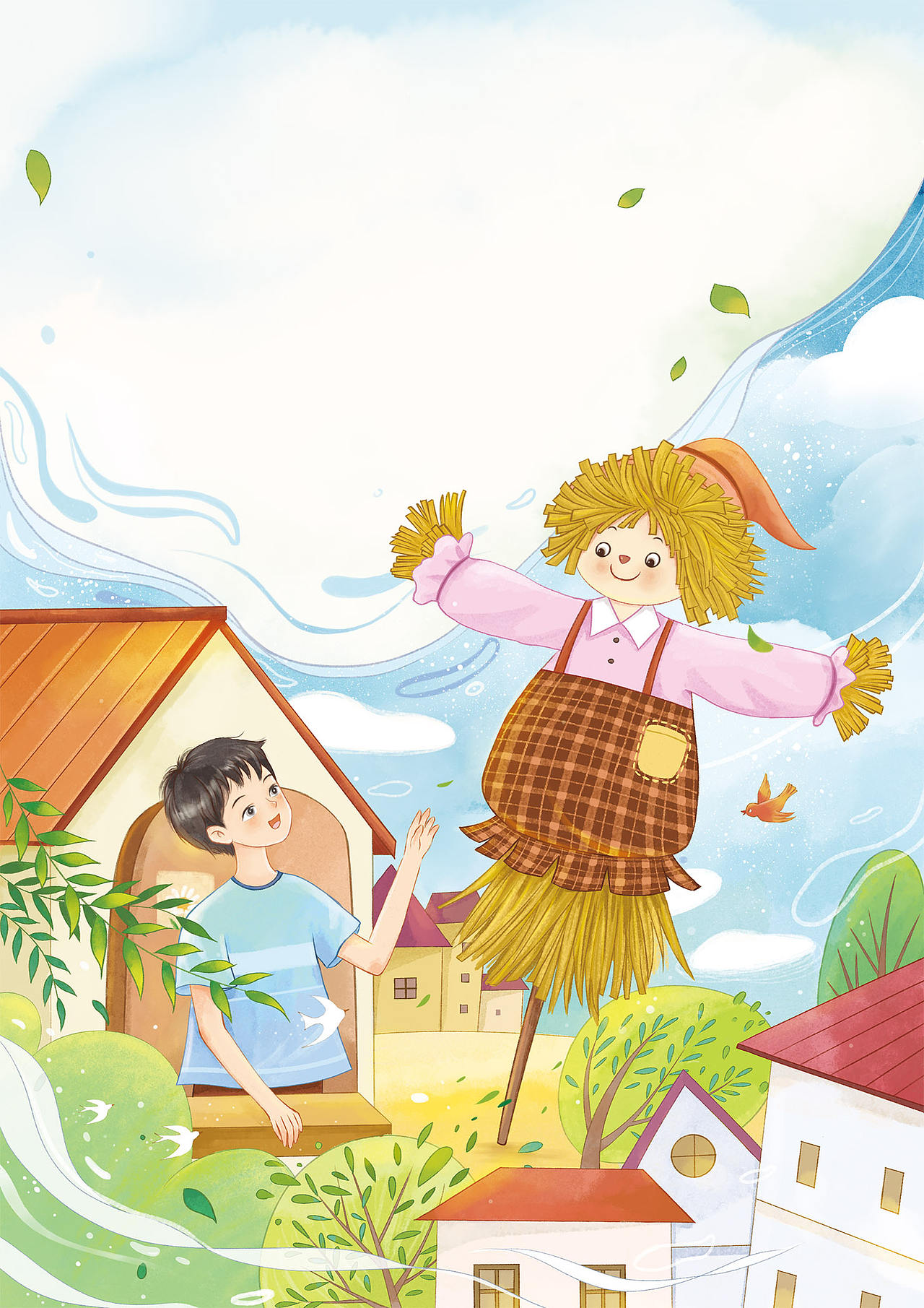 中小学生文学插画封面ing（图ZMzk0ODkyMDI4） - 儿童插画 - 站酷设计师默墨染原创素材 - 站酷ZCOOL