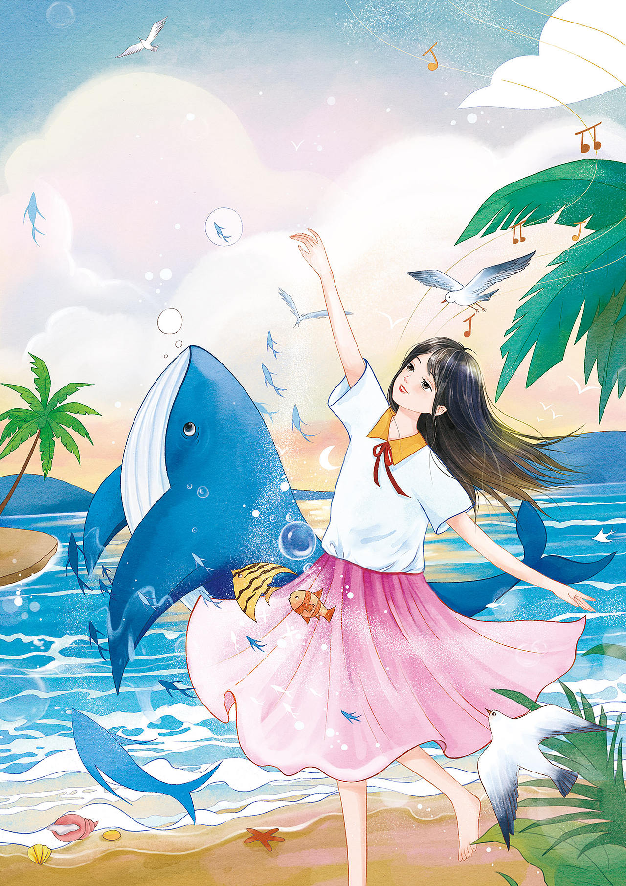 中小学生文学插画封面ing（图ZMzk0ODkyMDc2） - 儿童插画 - 站酷设计师默墨染原创素材 - 站酷ZCOOL
