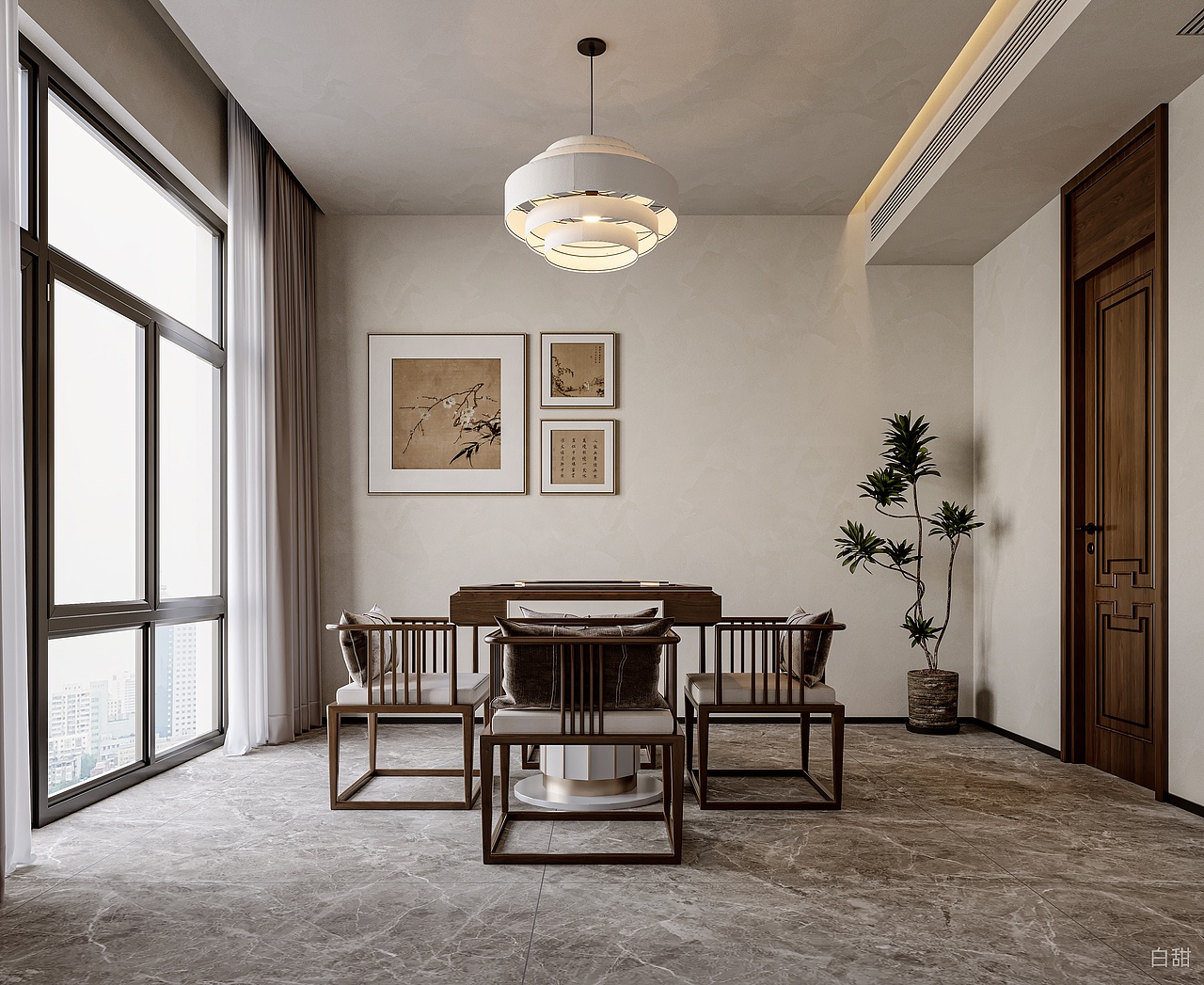 现代中式设计，东方雅韵，时光静流~