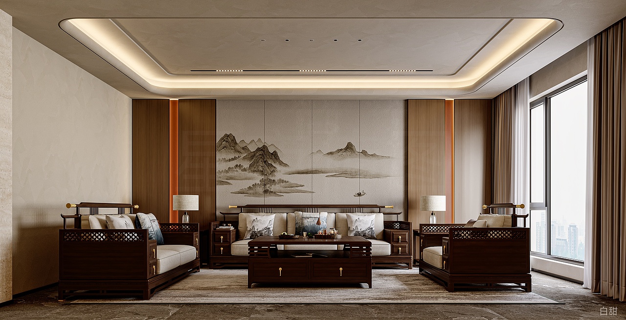 现代中式设计，东方雅韵，时光静流~