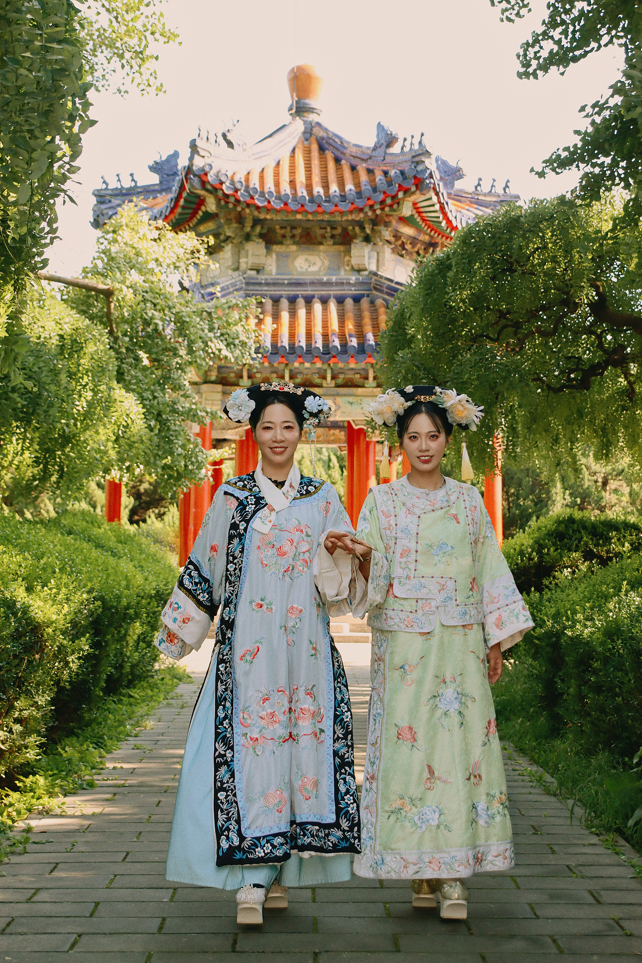 天坛公园格格日记