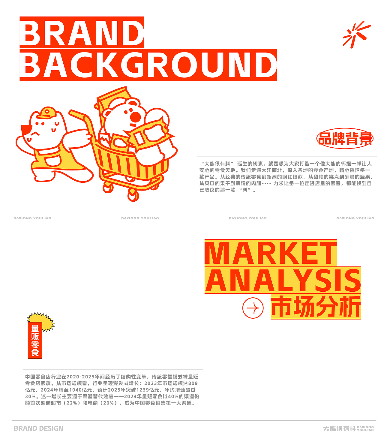 大熊很有料——零食店品牌全案策划设计