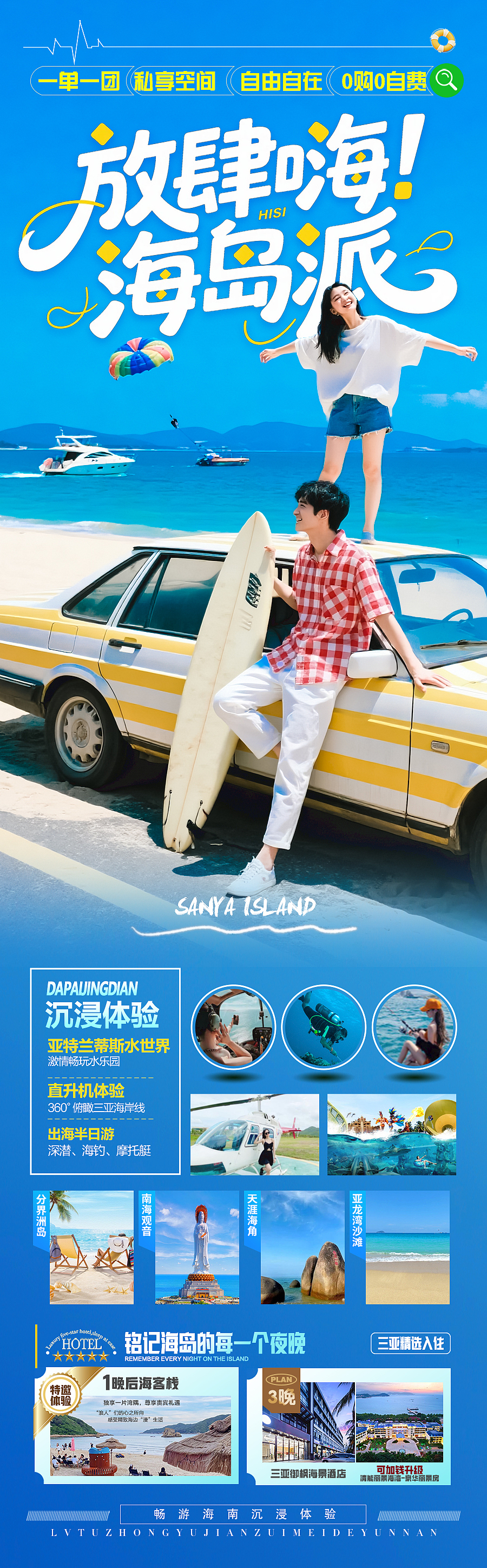 海南旅游海报PSD模板出售（图ZMzk0OTEyMDcy） - 海报 - 站酷设计师Amon2355原创素材 - 站酷ZCOOL