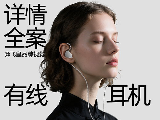 耳机详情页单品全案视觉设计【飞鼠品牌视觉】