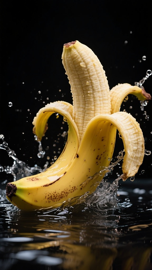 新鲜香蕉创意摄影海报壁纸