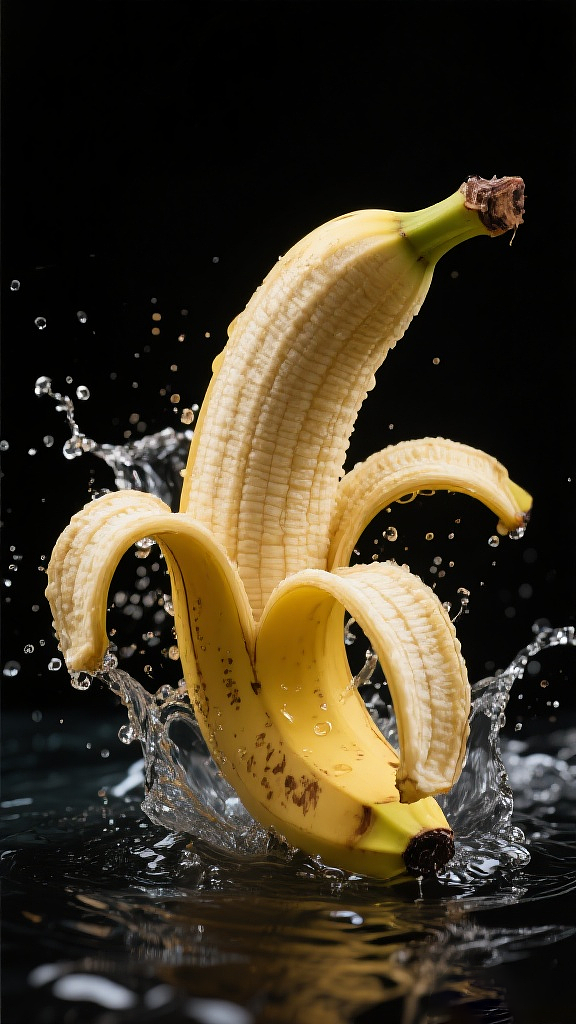 新鲜香蕉创意摄影海报壁纸