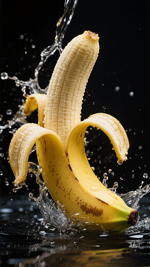 新鲜香蕉创意摄影海报壁纸