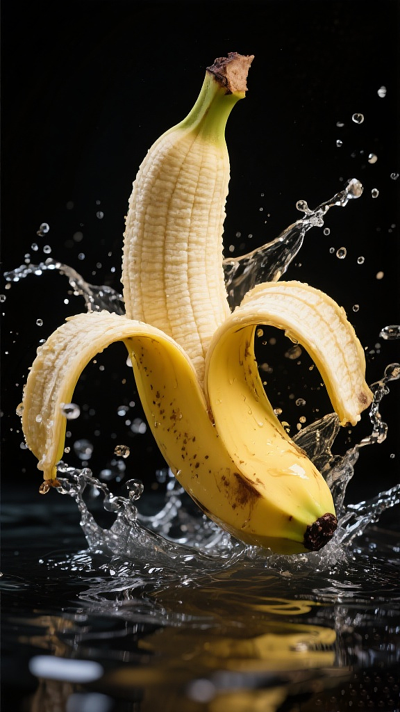 新鲜香蕉创意摄影海报壁纸