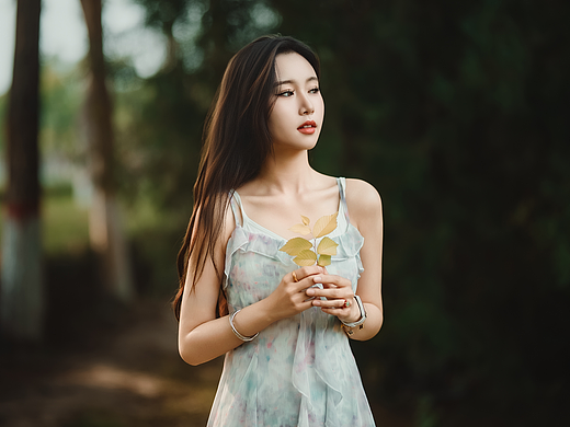 夏日少女.人女风森系人像拍摄