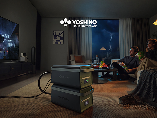 产品摄影|YOSHINO移动电源|太阳能板|加电包系列