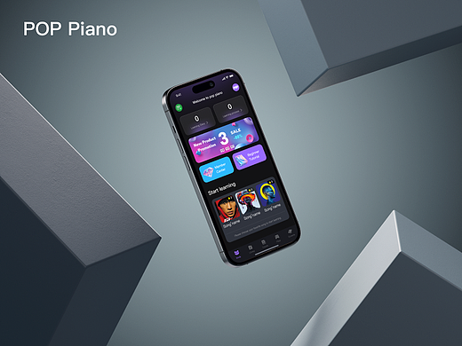 POP Piano - APP Redesign