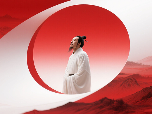李白红・山中问答