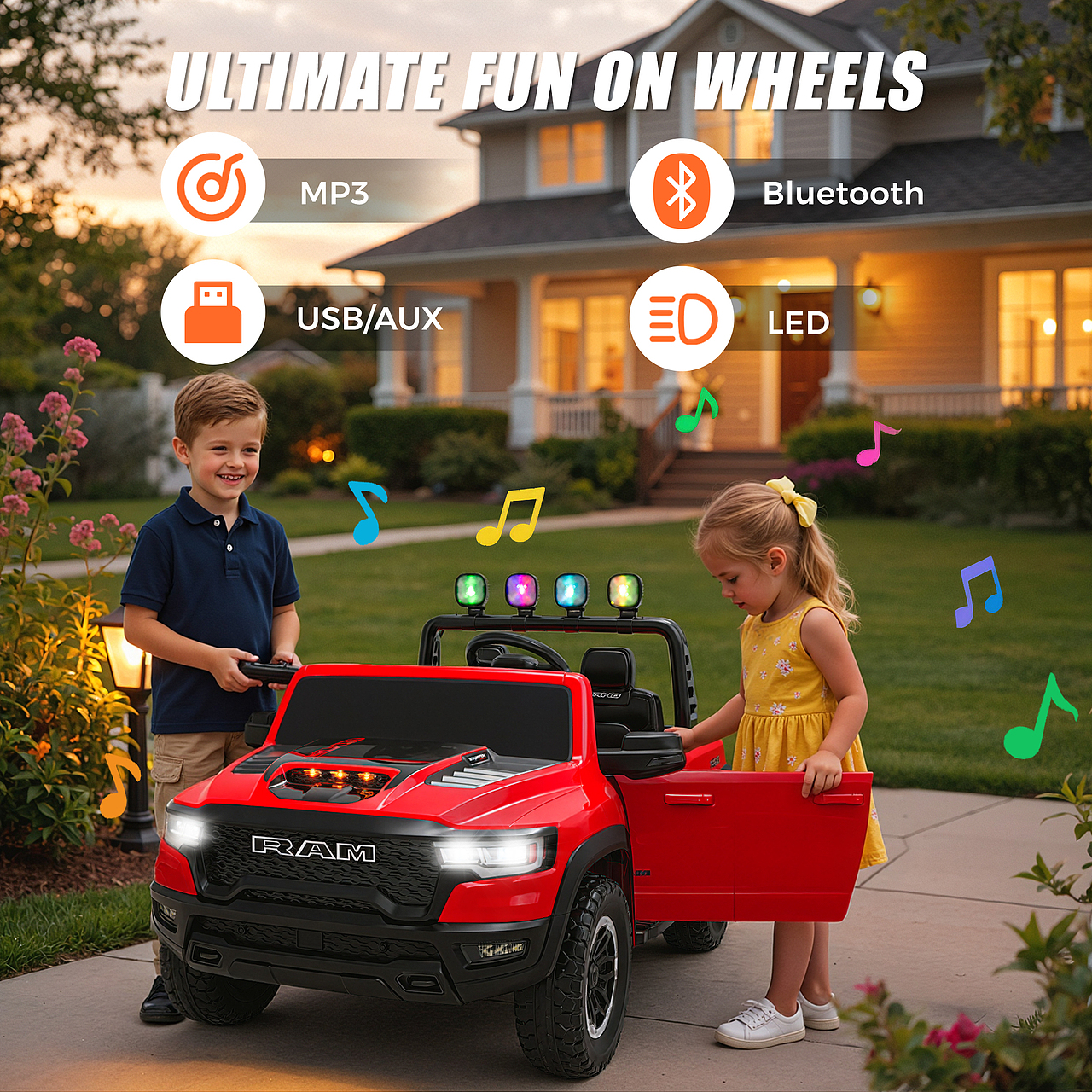 跨境电商儿童汽车主图设计丨童车视觉