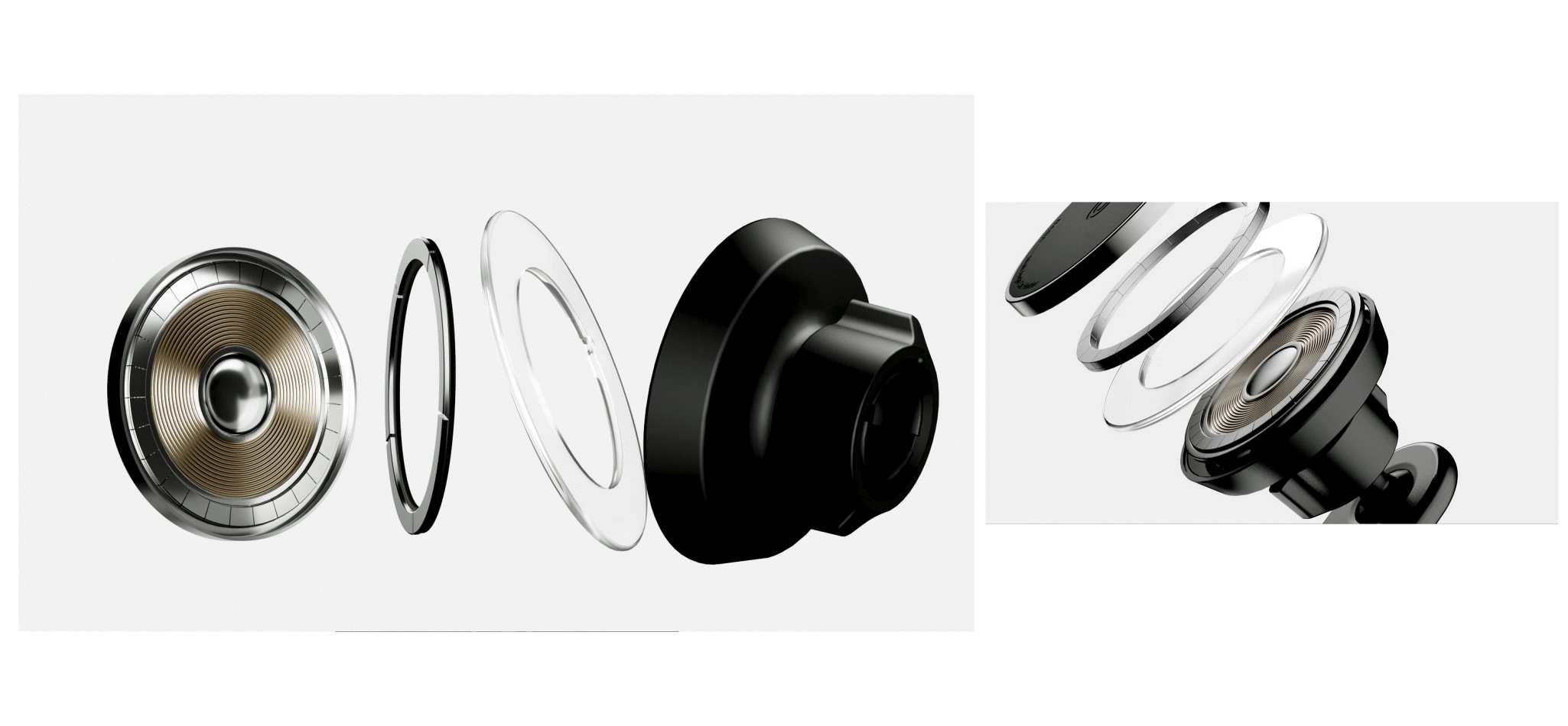 inDare X basa车载支架三维动态视频