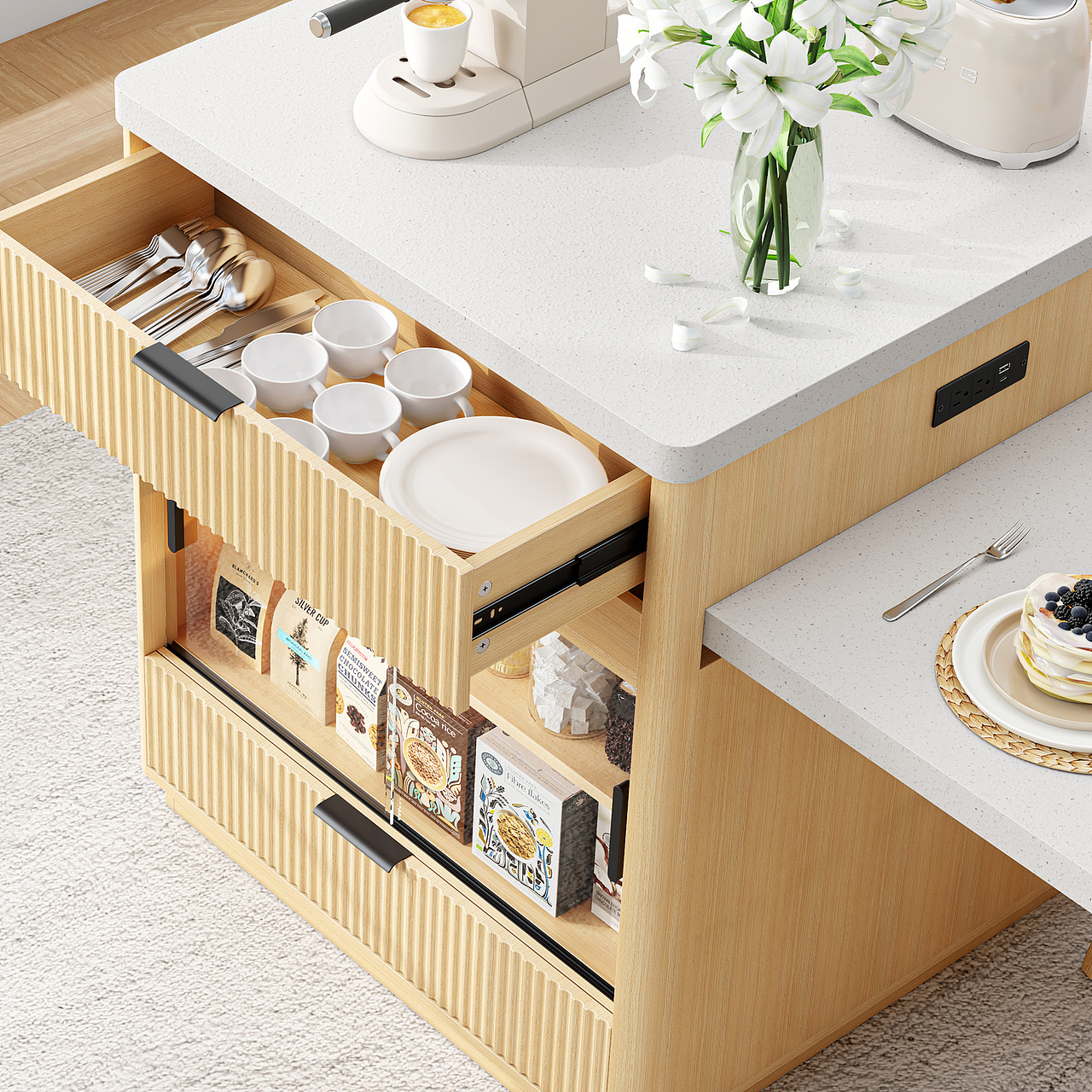 岛台（图ZMzk0OTUwNjE2） - 产品 - 站酷设计师墨白三维原创素材 - 站酷ZCOOL