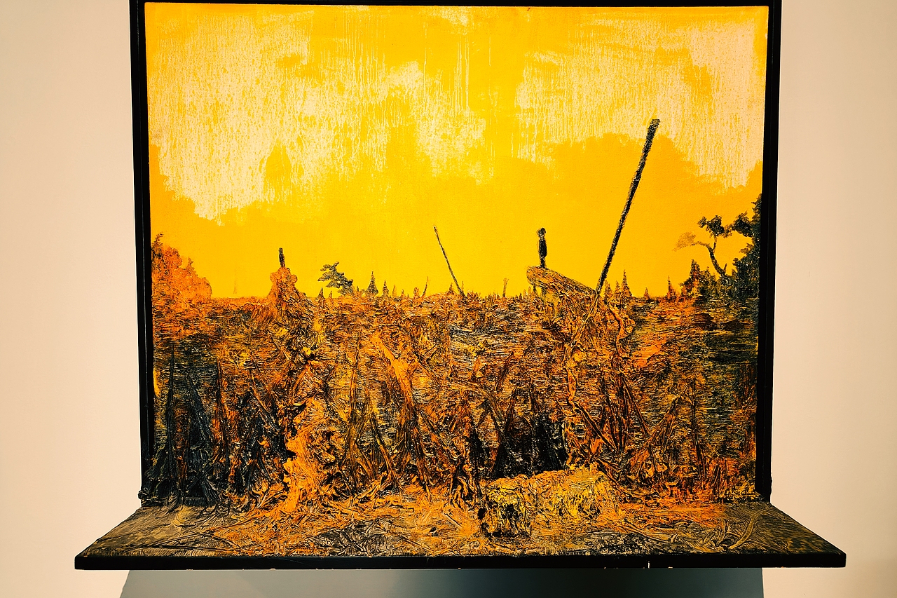 五台山泉打卡木已成宙作品展