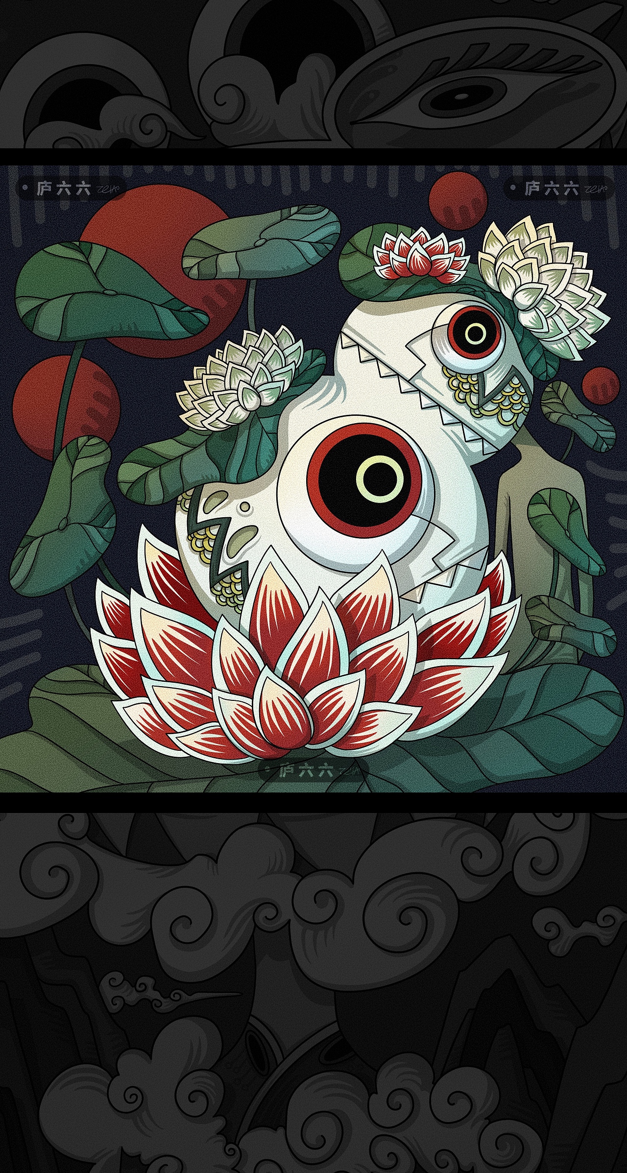 葫芦怪（图ZMzk0OTU5Mjk2） - 艺术插画 - 站酷设计师庐六原创素材 - 站酷ZCOOL