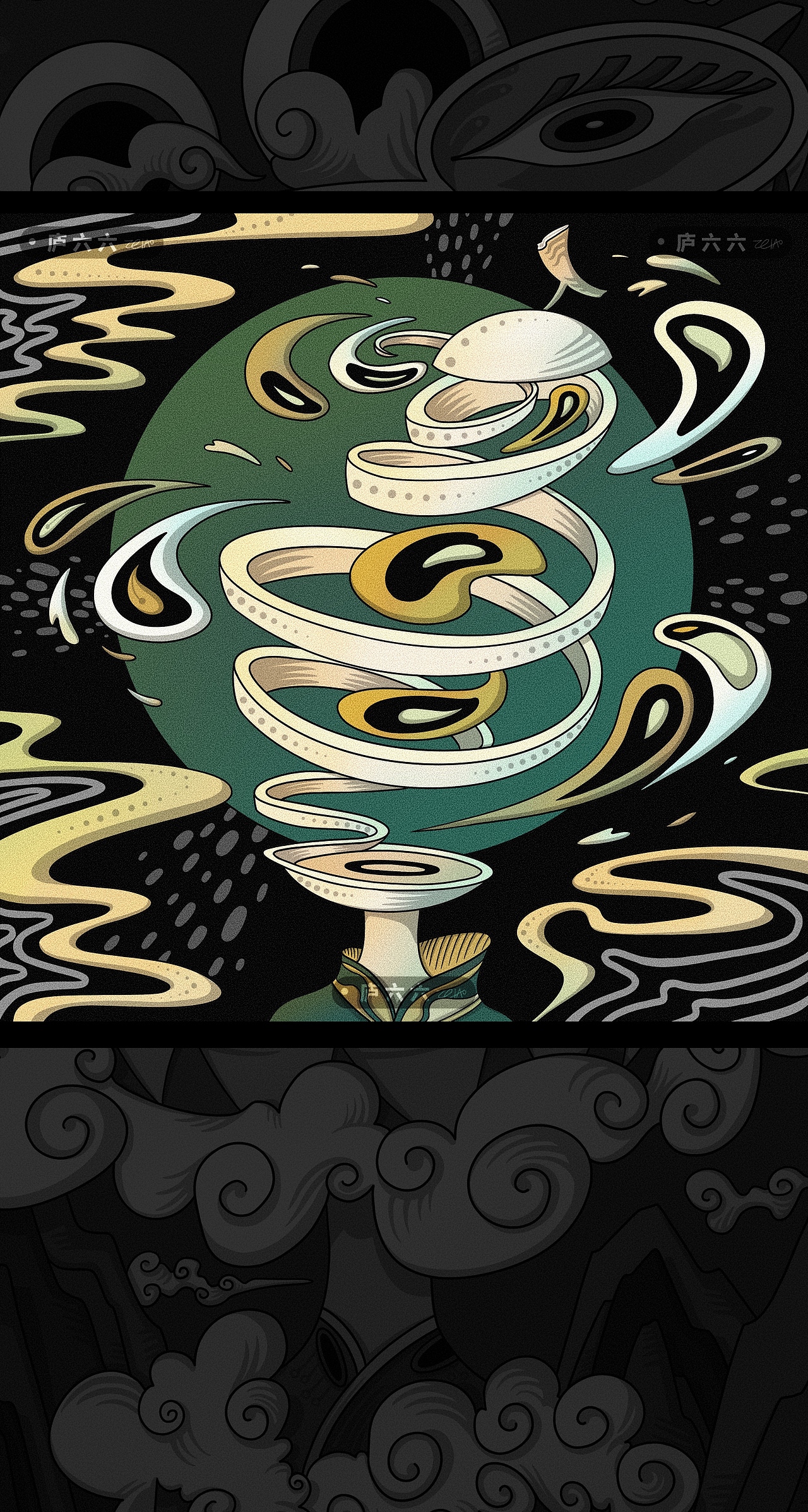 葫芦怪（图ZMzk0OTU5MzEy） - 艺术插画 - 站酷设计师庐六原创素材 - 站酷ZCOOL