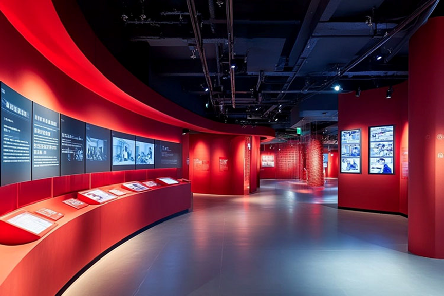 传统展陈模式是否淘汰？多媒体技术如何重塑红色文化沉浸式教育！（图ZMTUxODg1MzI=） - 观点 - 站酷设计师振邦视界原创素材 - 站酷ZCOOL