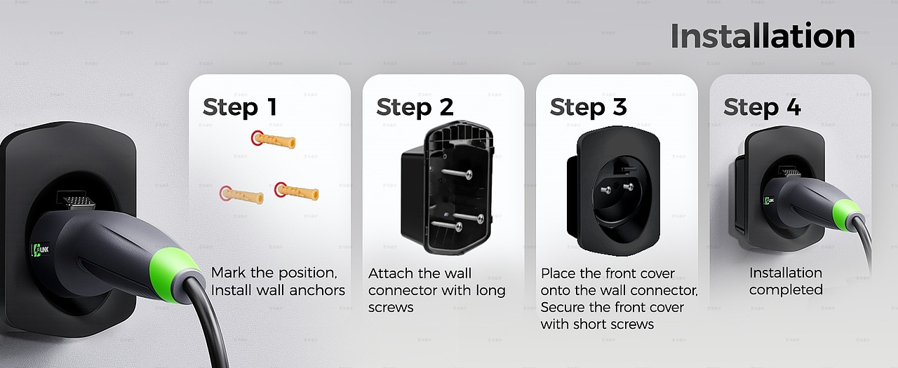 汽车配件 充电桩-Amazon亚马逊主副图A+设计案例