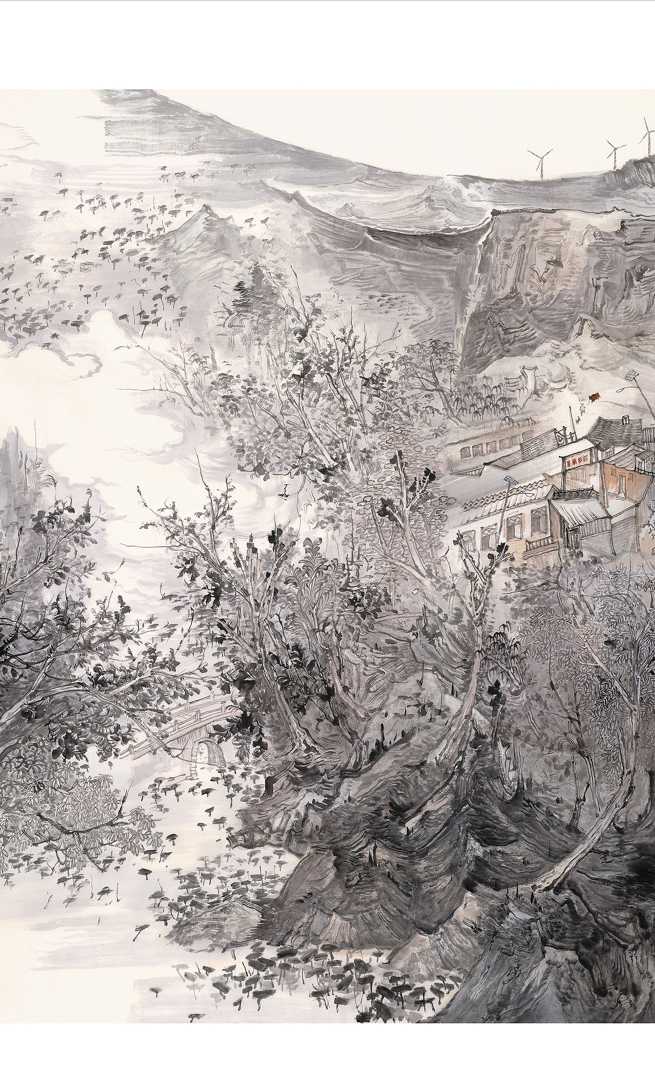 超脱世俗和现实的山水秘境（图ZMzk0OTYzMjc2） - 绘画 - 站酷设计师书画经纪人原创素材 - 站酷ZCOOL