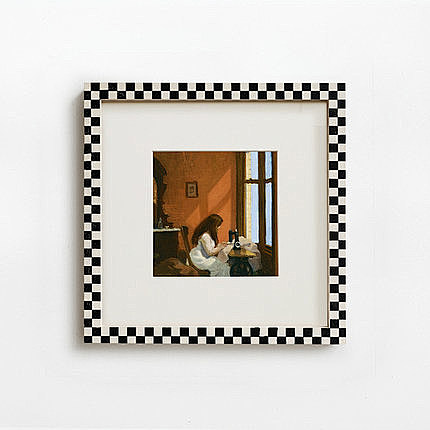 平行艺术｜黑白棋格艺术装饰画推荐