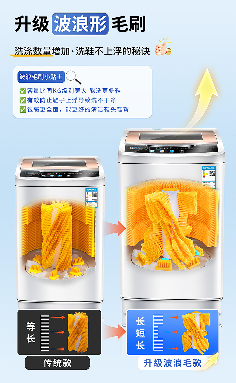 大家电-洗鞋机详情页设计