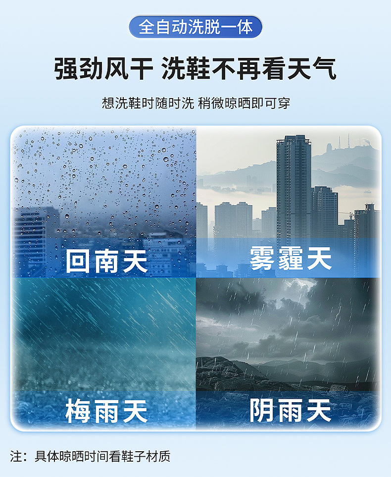 大家电-洗鞋机详情页设计