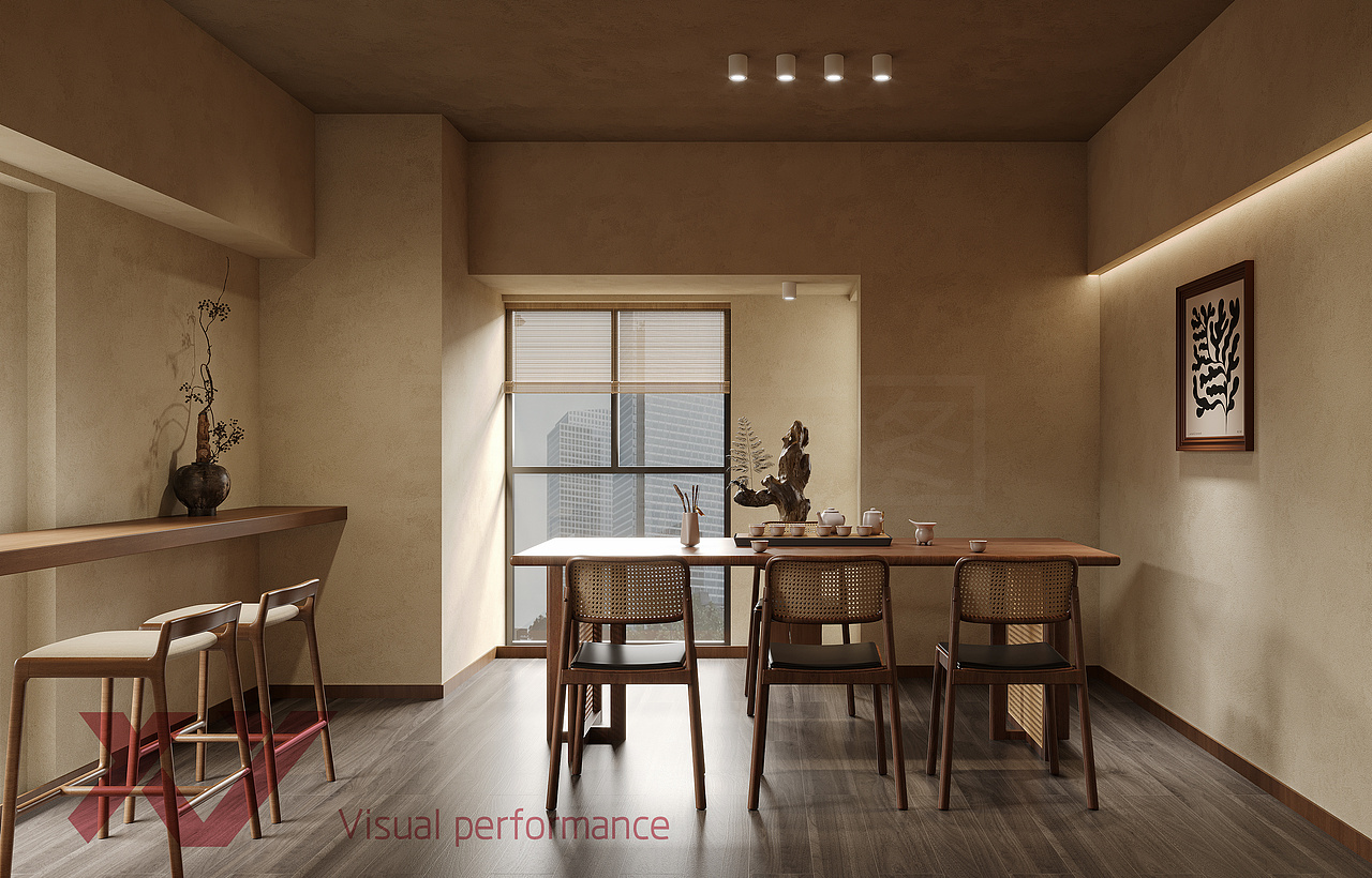 工装-新中式禅意风茶室（图ZMzk0OTc1ODIw） - 其他 - 站酷设计师是林染设计吖原创素材 - 站酷ZCOOL