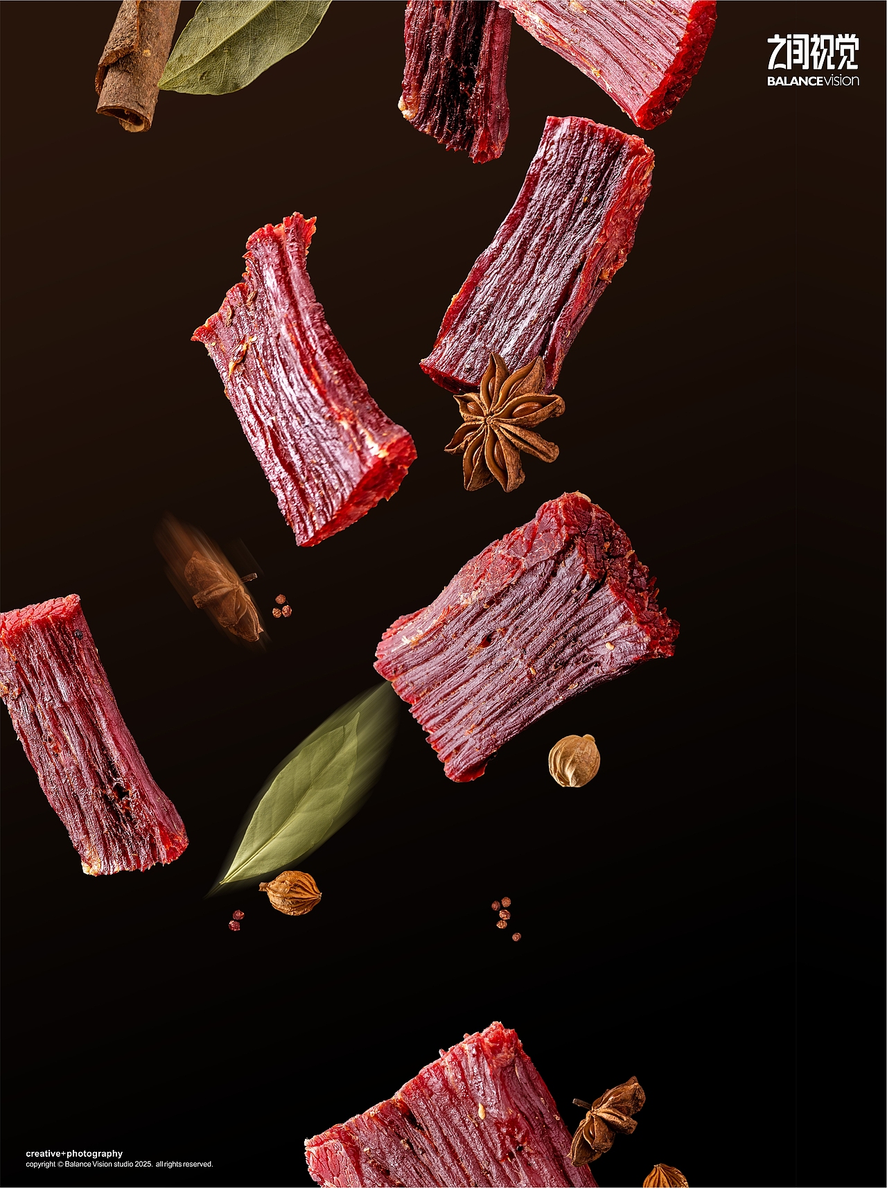 风干手撕牛肉干 X 之间视觉