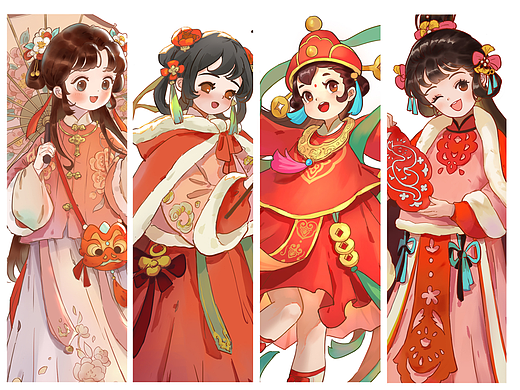 新年胶带展示