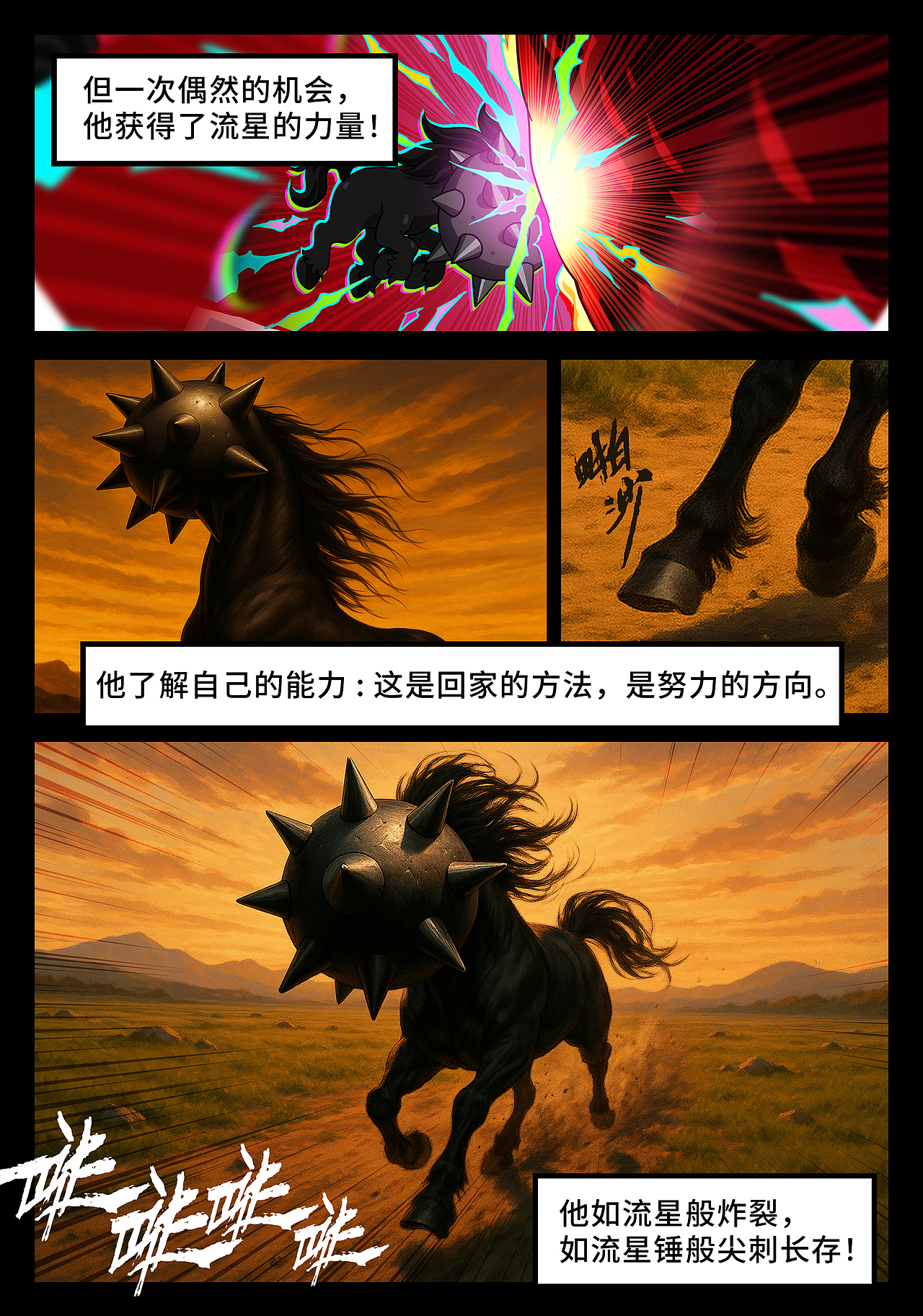 全新IP《流星锤马》登场