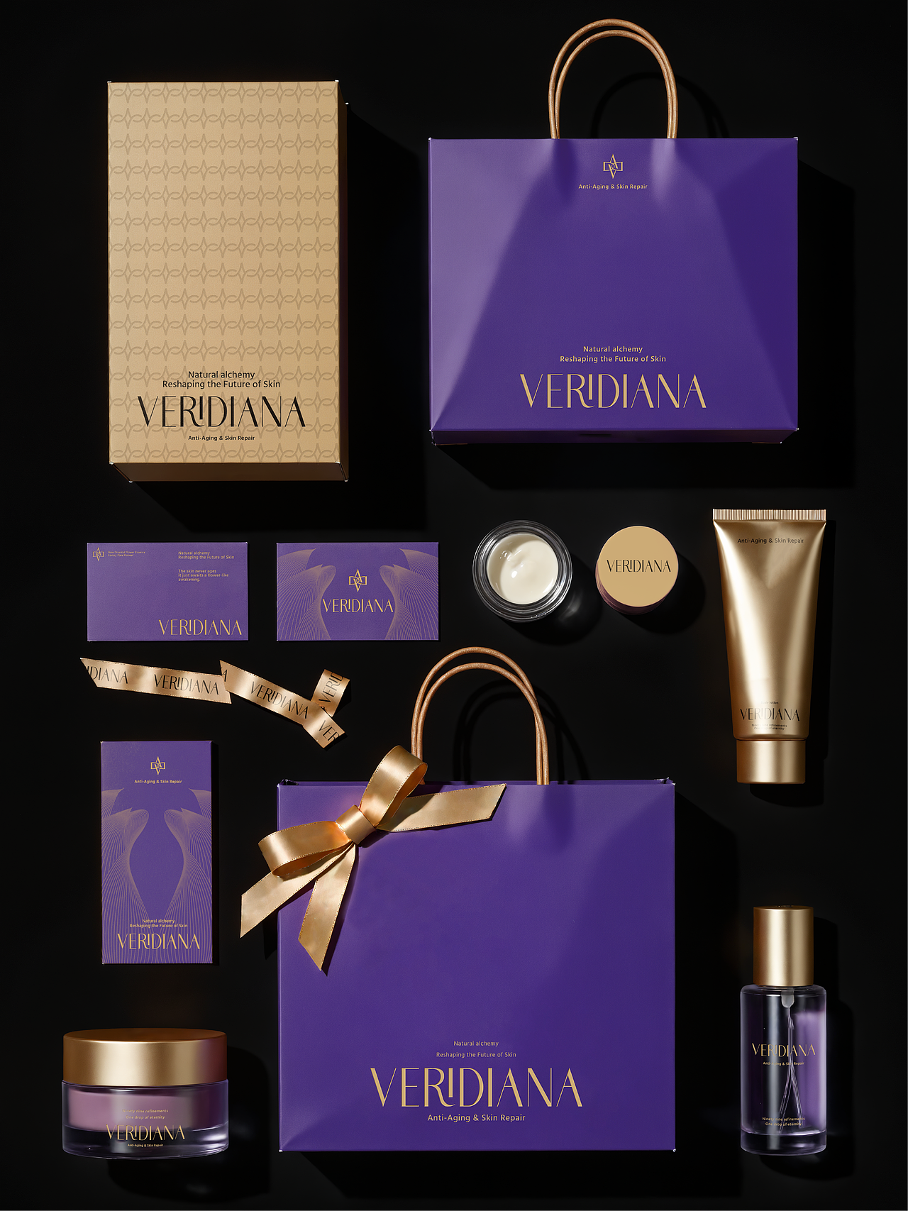 品牌全案 | 贵气优雅的护肤品牌 | VERIDIANA 薇丹
