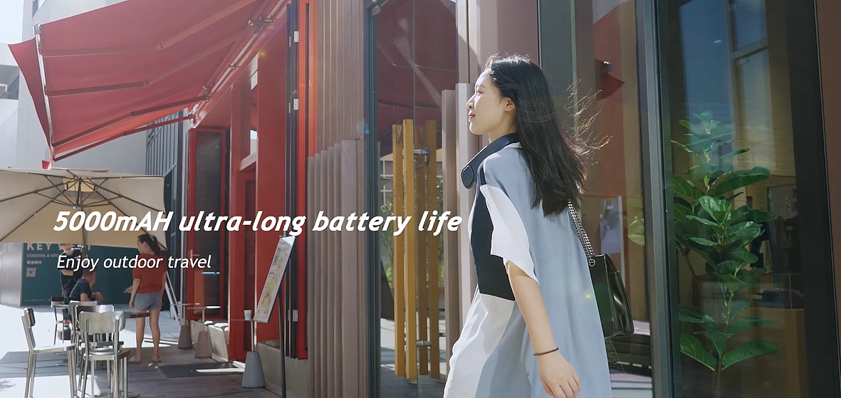 夏日挂脖风扇,季节产品视频