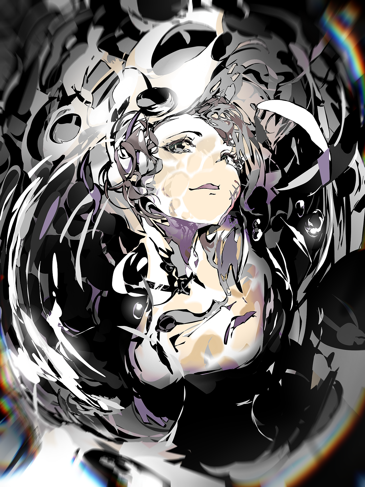 她在水中沉落（图ZMzk0OTk3OTA4） - 商业插画 - 站酷设计师CZGCAYC原创素材 - 站酷ZCOOL