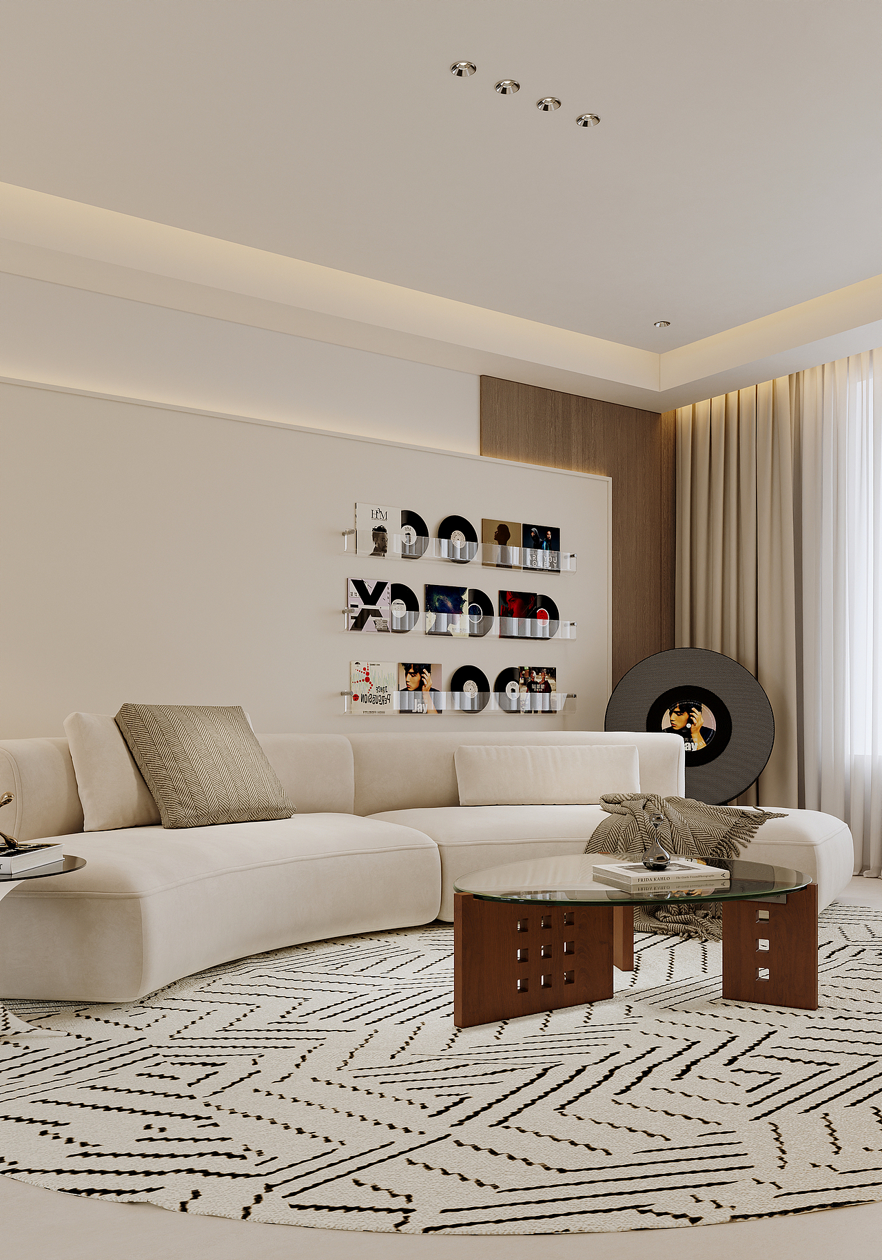 沈阳 金廊公馆170㎡ 奶油风效果表现（图ZMzk0OTk4NTAw） - 家装设计 - 站酷设计师3A视觉表现原创素材 - 站酷ZCOOL