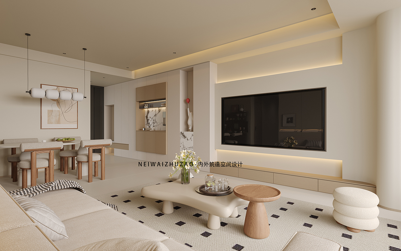 奶油风渲染（图ZMzk1MDA2OTU2） - 家装设计 - 站酷设计师画图DK原创素材 - 站酷ZCOOL