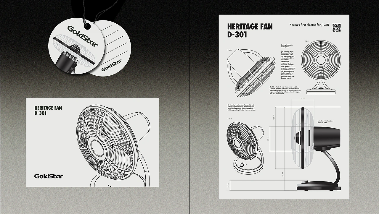 LG复古风扇的再包装设计
