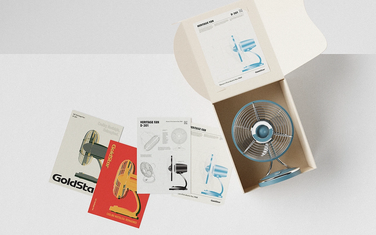 LG复古风扇的再包装设计
