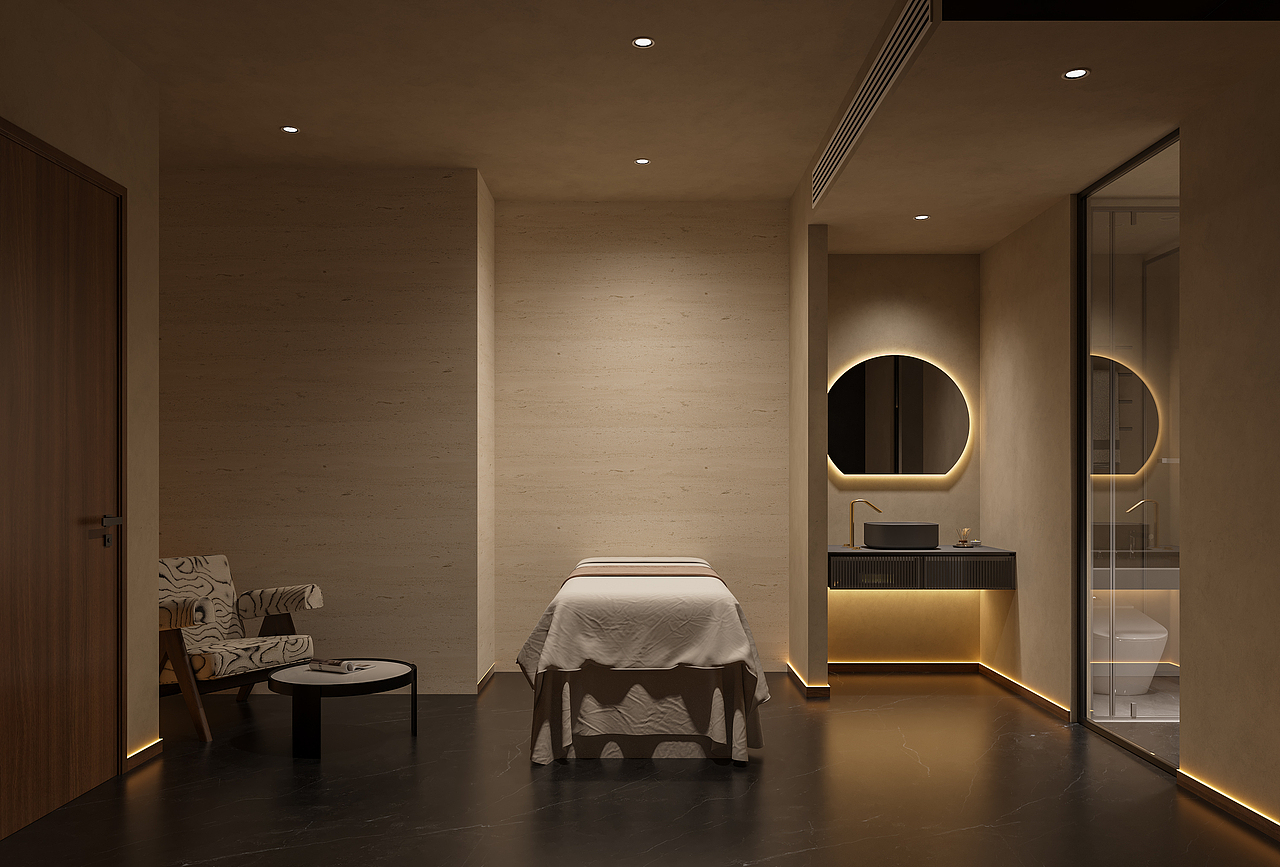 理疗馆|疗愈之境养生会所的静谧美学空间