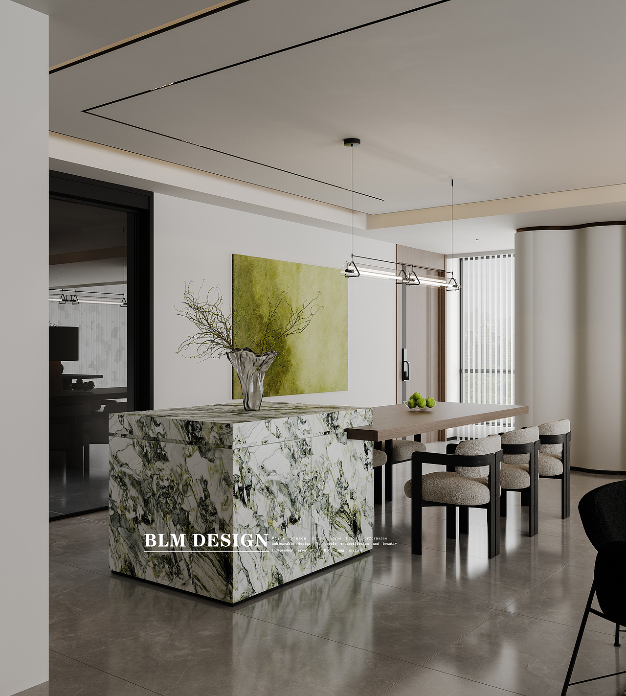 意式-白龙马效果图（图ZMzk1MDE5ODU2） - 家装设计 - 站酷设计师小鱼吐泡泡泡泡泡原创素材 - 站酷ZCOOL