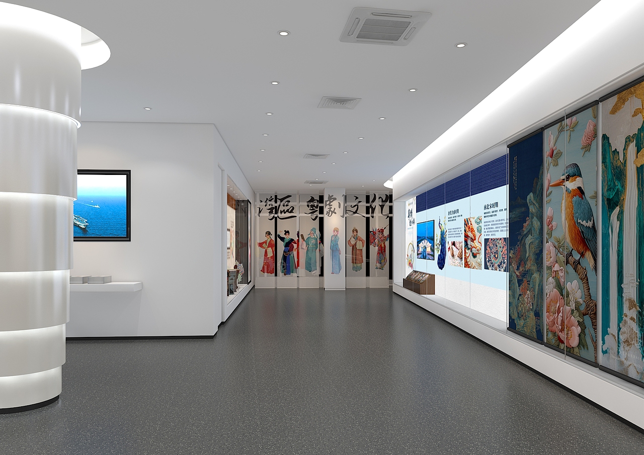 广东省港澳青年交流促进会设计方案（图ZMzk1MDI0MTIw） - 商业空间设计 - 站酷设计师空间设研所原创素材 - 站酷ZCOOL