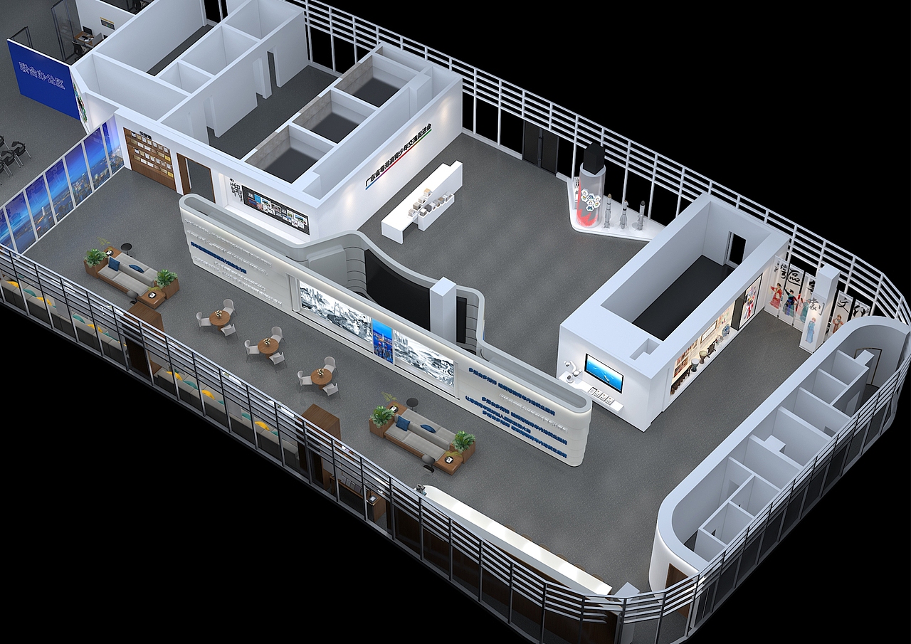 广东省港澳青年交流促进会设计方案（图ZMzk1MDI0MTYw） - 商业空间设计 - 站酷设计师空间设研所原创素材 - 站酷ZCOOL