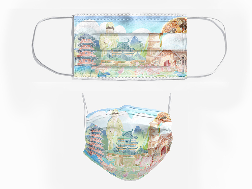 蓉城古韵·福州胜地（图ZMzk1MDQxNjQ4） - 商业插画 - 站酷设计师阿甦妹妹原创素材 - 站酷ZCOOL