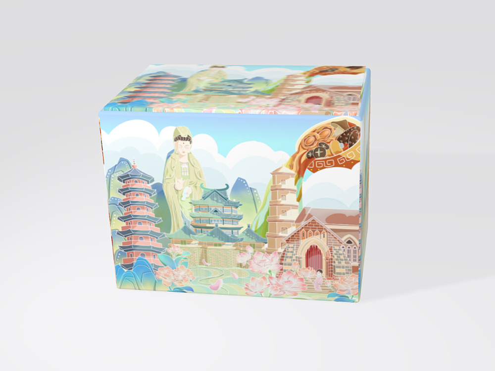 蓉城古韵·福州胜地（图ZMzk1MDQxNjUy） - 商业插画 - 站酷设计师阿甦妹妹原创素材 - 站酷ZCOOL