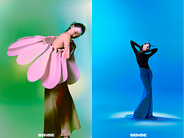 只此青绿！拍了一组创作视觉大片