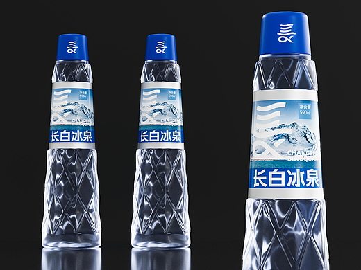 千年雪脉，现代臻品——长白冰泉矿泉水包装设计