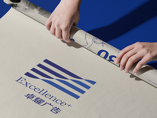 荣泽策划原创《ExceIIence+卓耀广告》logo设计