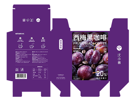 西梅黑咖啡 | 包装设计